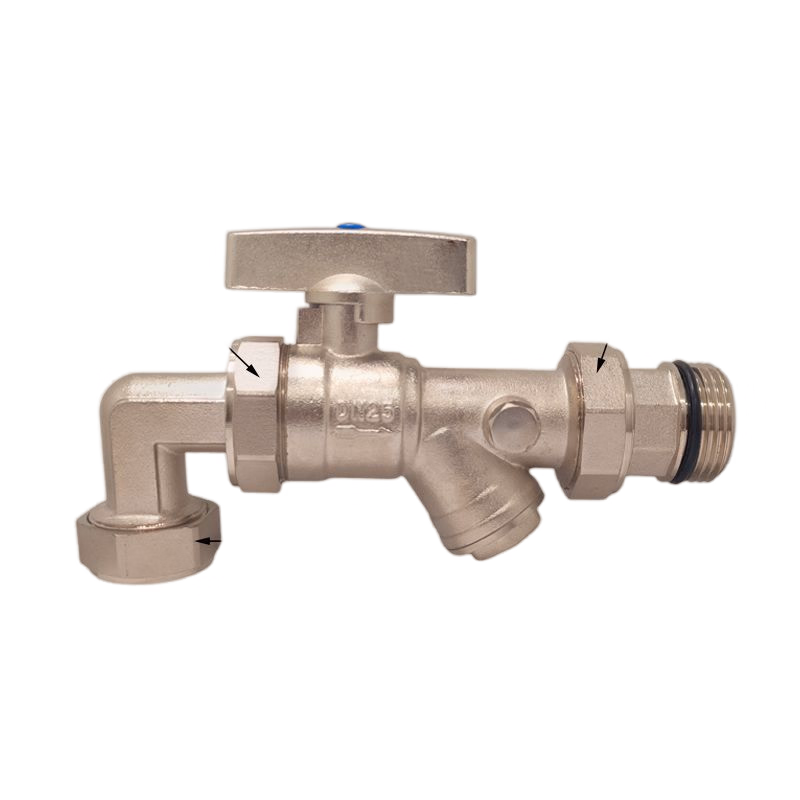 Aluminum-Plastic Pipe Outer Wire Filter Type Ferrule Brass Ball Valve Strainer
