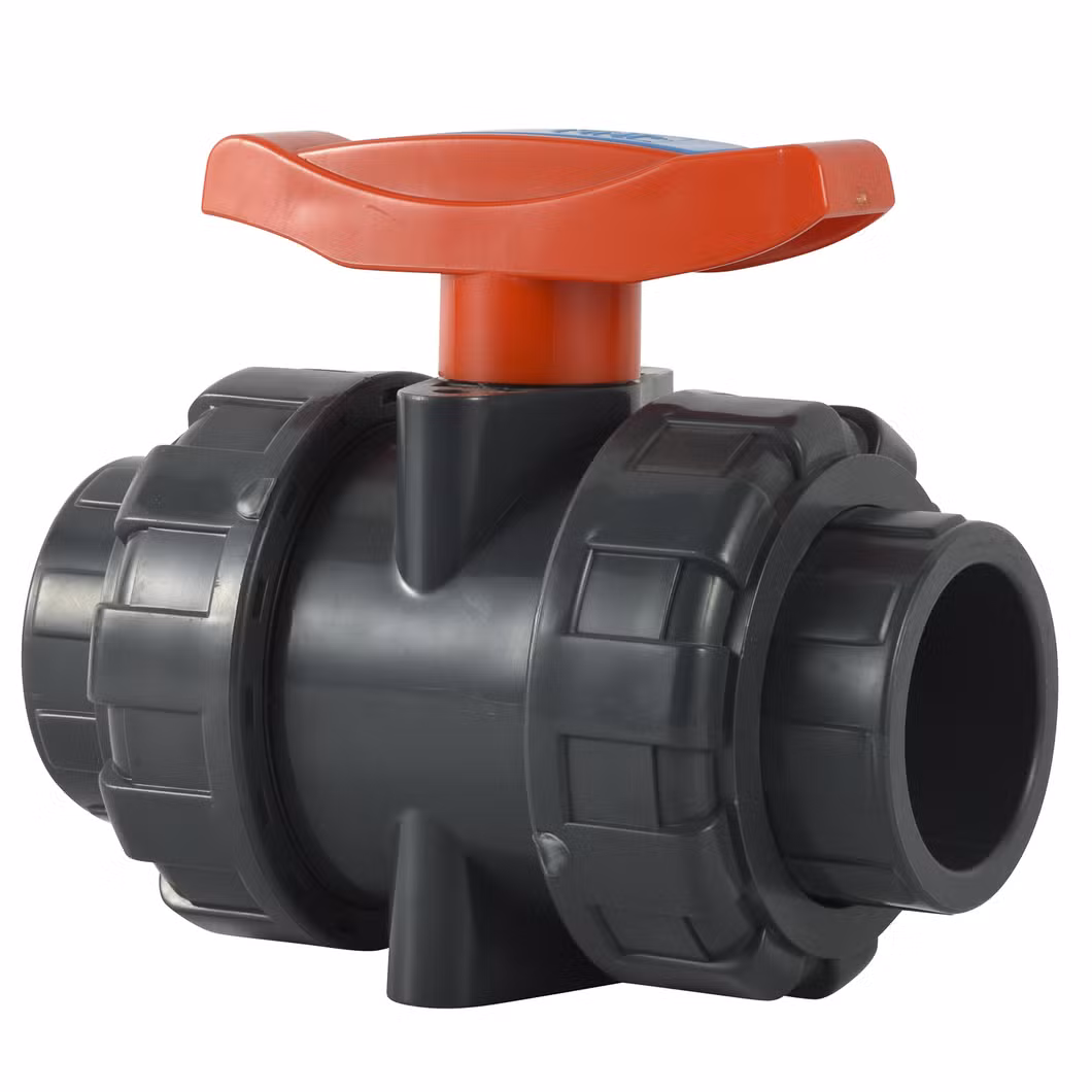 Best Selling Product Plastic Valve UPVC Plastic Double Union Ball Valve