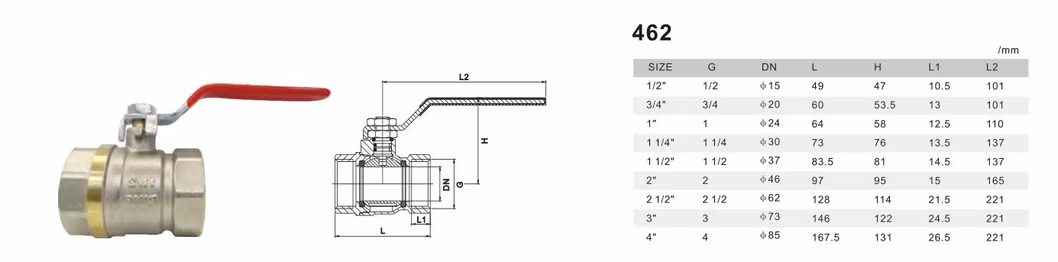 High Quality Durable Brass Ball Valve