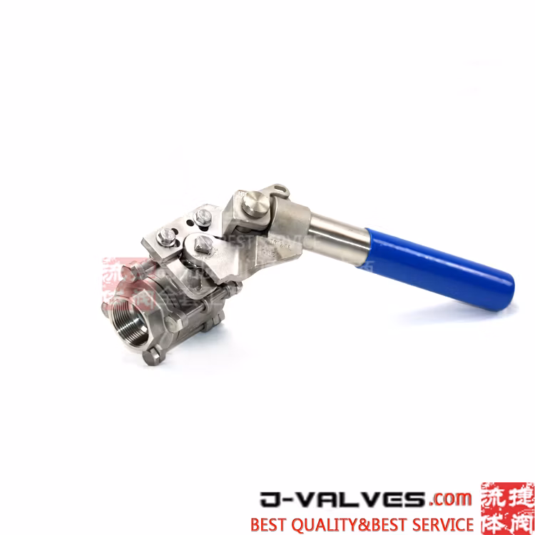Lever Operated 3 Piece Stainless Steel Ball Valve
