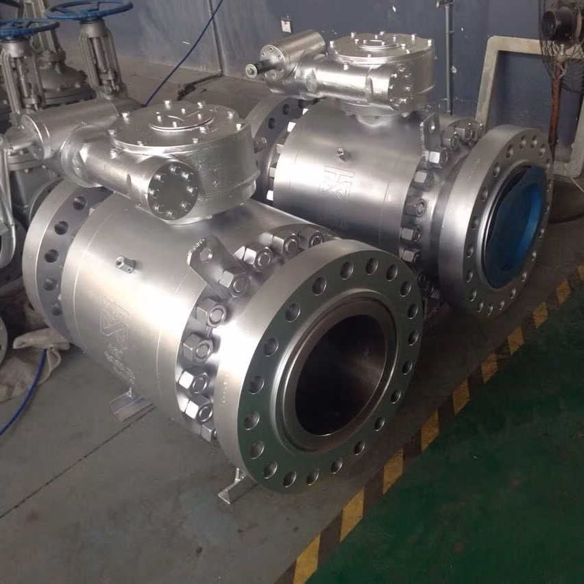 3 PCS Forged Steel Trunnion Mounted Ball Valve