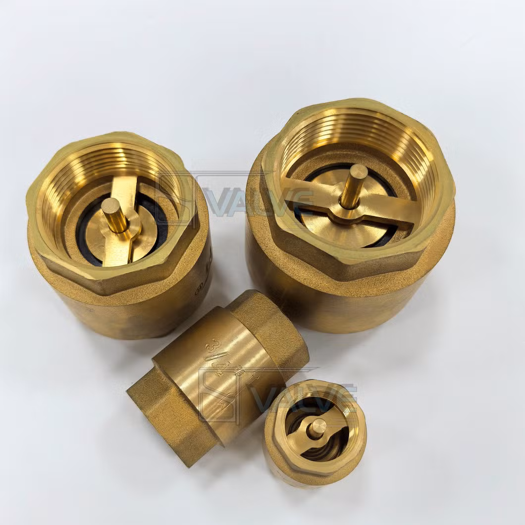 Forged Vertical Female Threaded End Bronze Check Valves Non-Return Flap Brass Valve