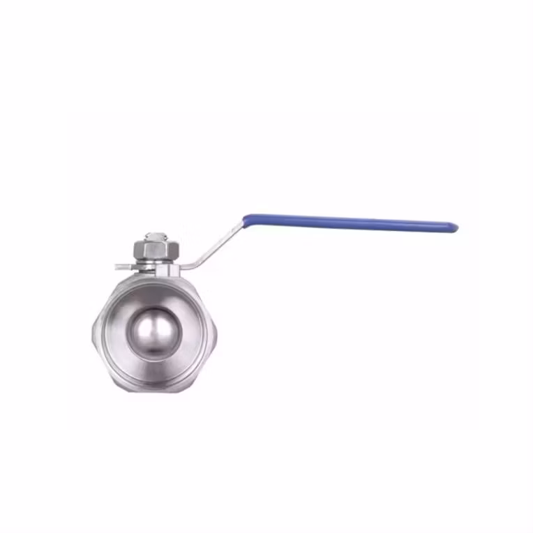 Stainless Steel Ball Valve 1PC Type 0.25" NPT Standard Port for Water, Oil, and Gas (1/4 Inch Ball Valve)