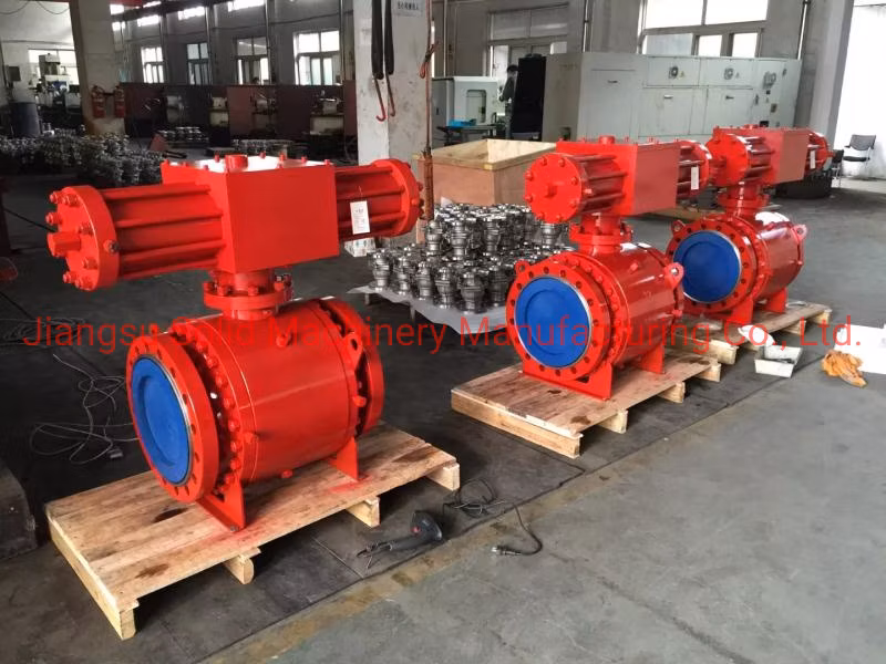 Metal Seat Trunnion Side Entry Ball Valve Industrial Valve