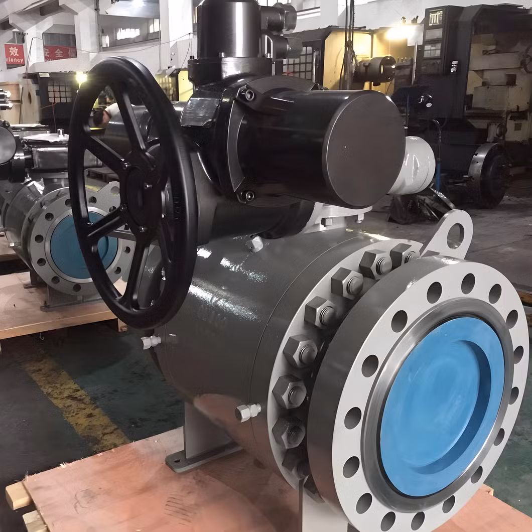 CE/ISO/DIN/API Certified OEM High Pressure Pn16/40/50/64/100 150lb/300lb/400lb/600lb DN200/DN300 8inch 12inch Forged Steel A105 Ball Valve for Water Steam Oil