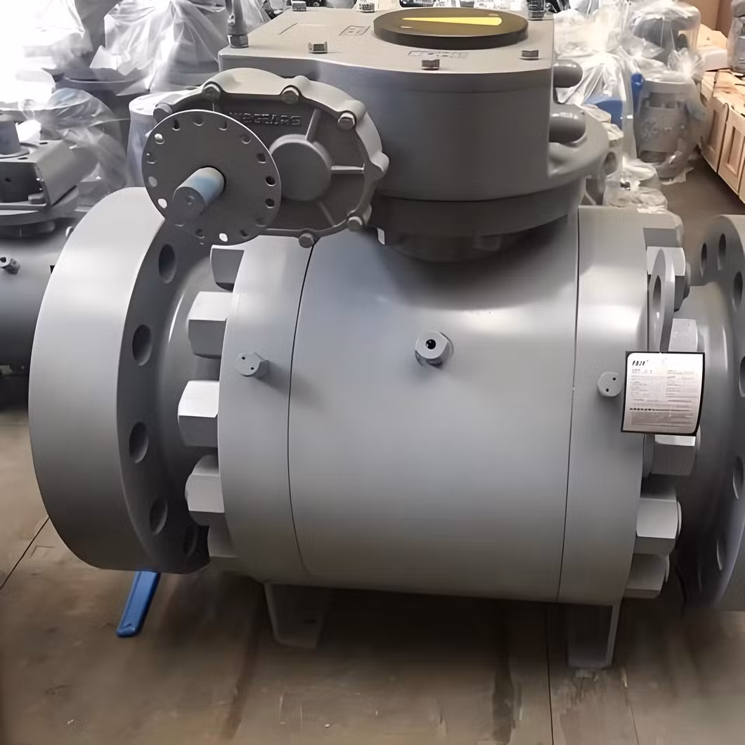 CE/ISO/DIN/API Certified OEM High Pressure Pn16/40/50/64/100 150lb/300lb/400lb/600lb DN200/DN300 8inch 12inch Forged Steel A105 Ball Valve for Water Steam Oil