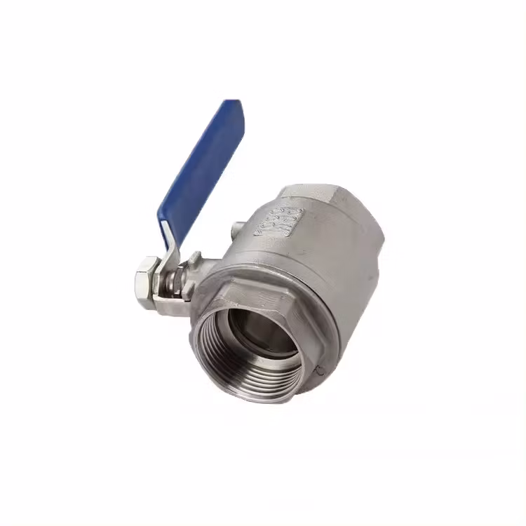 Stainless Steel 2PC Floating Ball Threaded Hard Seal Ball Valve