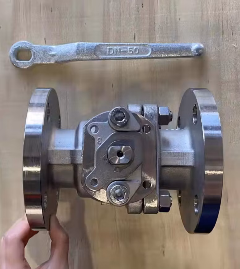 2 Inch Class 150 Manual Cast Iron Wcb Floating Fixed Ball Valve