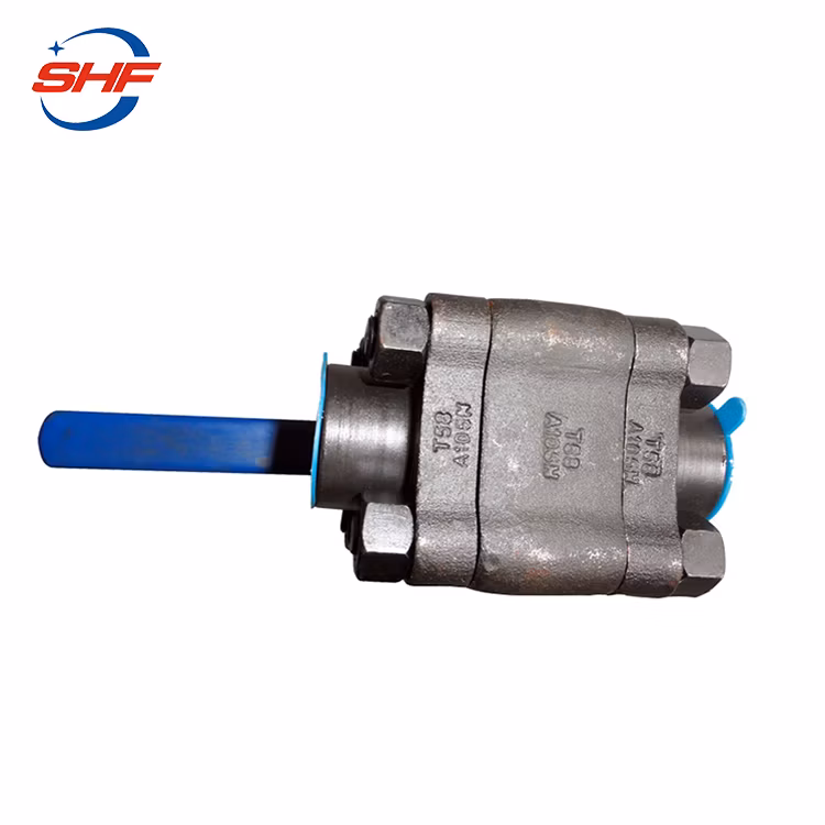 Shf API 602 A105 800lb Gas Soft Seal Floating Ball Valve with Handles
