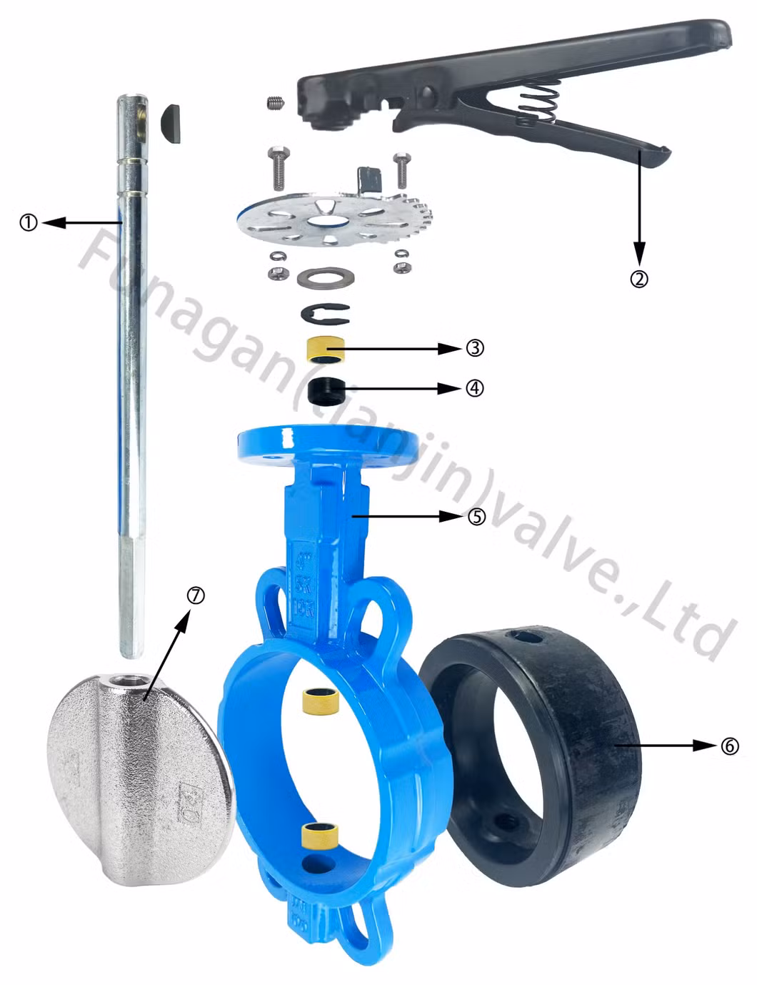 Sealable Ball Iron Soft Seal Electric Flanged EPDM Butterfly Valve with Intelligent Brake for Easy Installation and Removal
