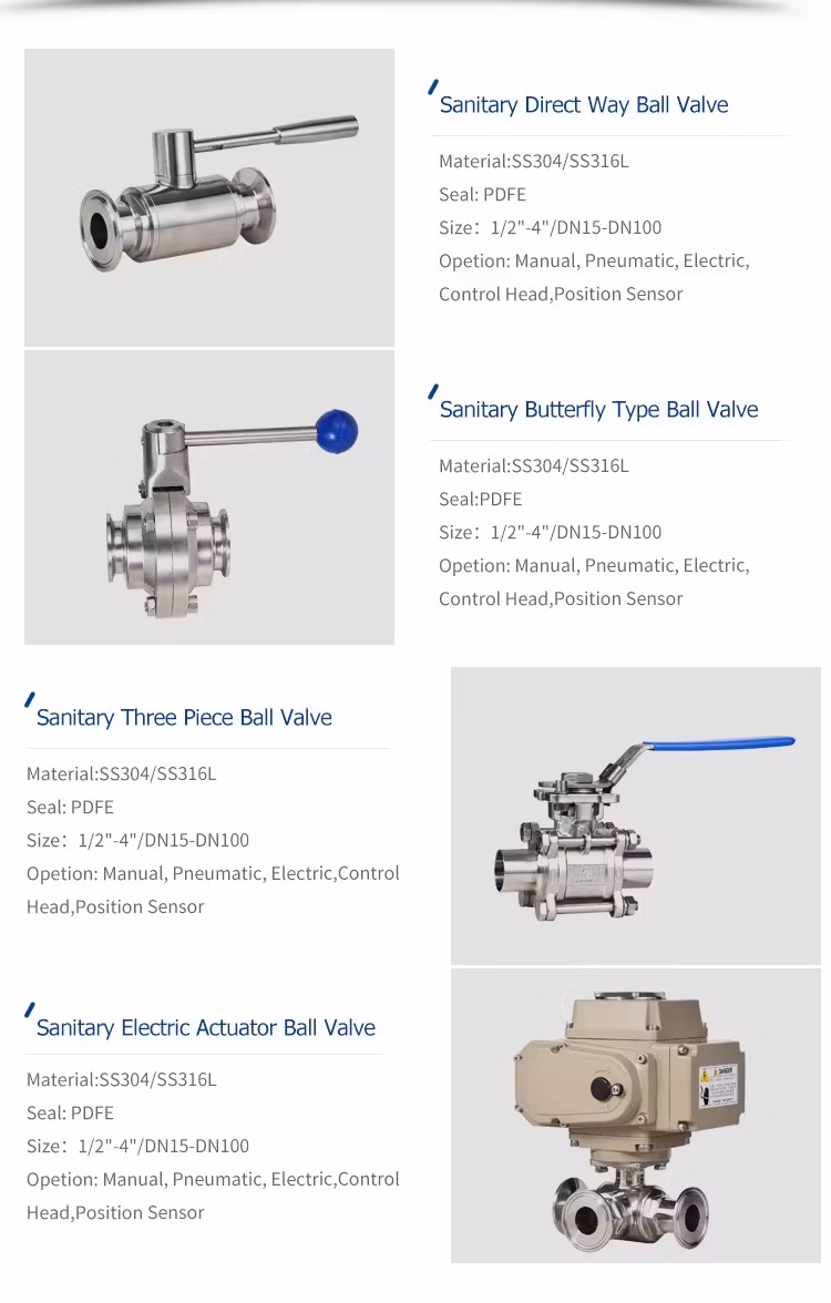 1PC Investment Casting Bsp NPT Thread Ss 304 316 Stainless Steel Ball Valve