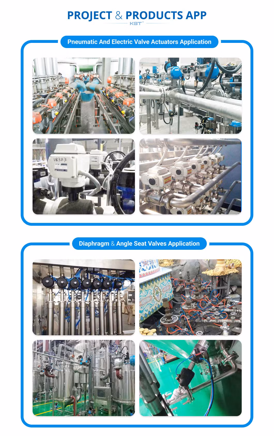 Floating Straight Through Type Kt/OEM CE, ISO9001, FDA, API, Dnv Pneumatic Flanged Ball Valve