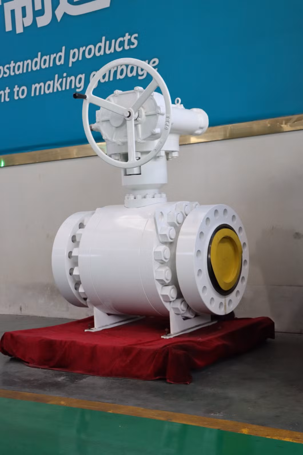 Stainless Steel Wcb CF8m Cast Iron Carbon Hand Lever Operated Flange Butt Weld Ball Valve