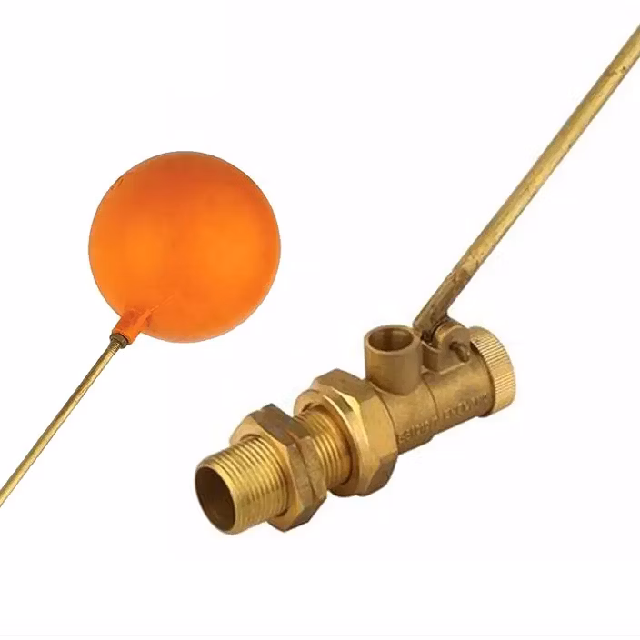 Good Price Brass Orignal Color Forged Male Thread Water Tank Floating Ball Valve
