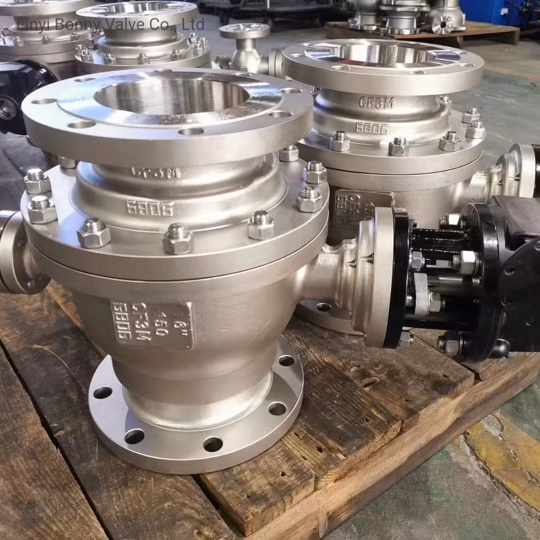 Lever Operated Ball Valve 2 Inch PTFE Seat Flanged RF Wcb Ball Valve