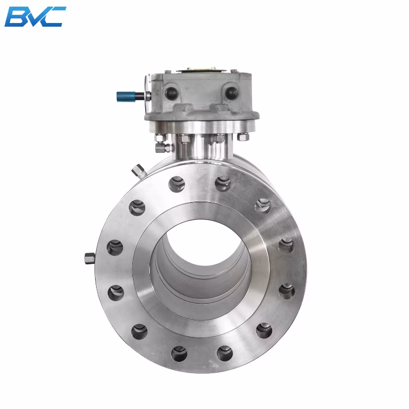 API 6D Flanged Connection A182 F304 F316 A105 Trunnion Mounted Forged Ball Valve