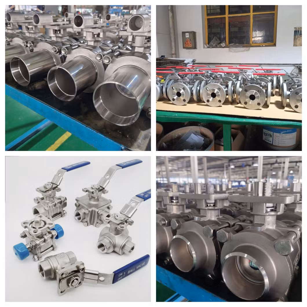 1PC 2PC 3PC DIN/ANSI Pn63/1000wog Stainless Steel Carbon Steel Thread Bw Sw Full /Reduced Port with ISO 5211 Mounting Pad 304 316 CF8m CF8 1.4408 Ball Valve
