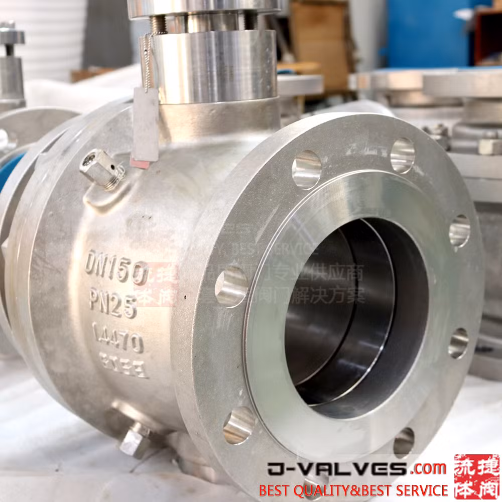 Duplex Stainless Steel Trunnion Mounted Ball Valve with Lever Operation