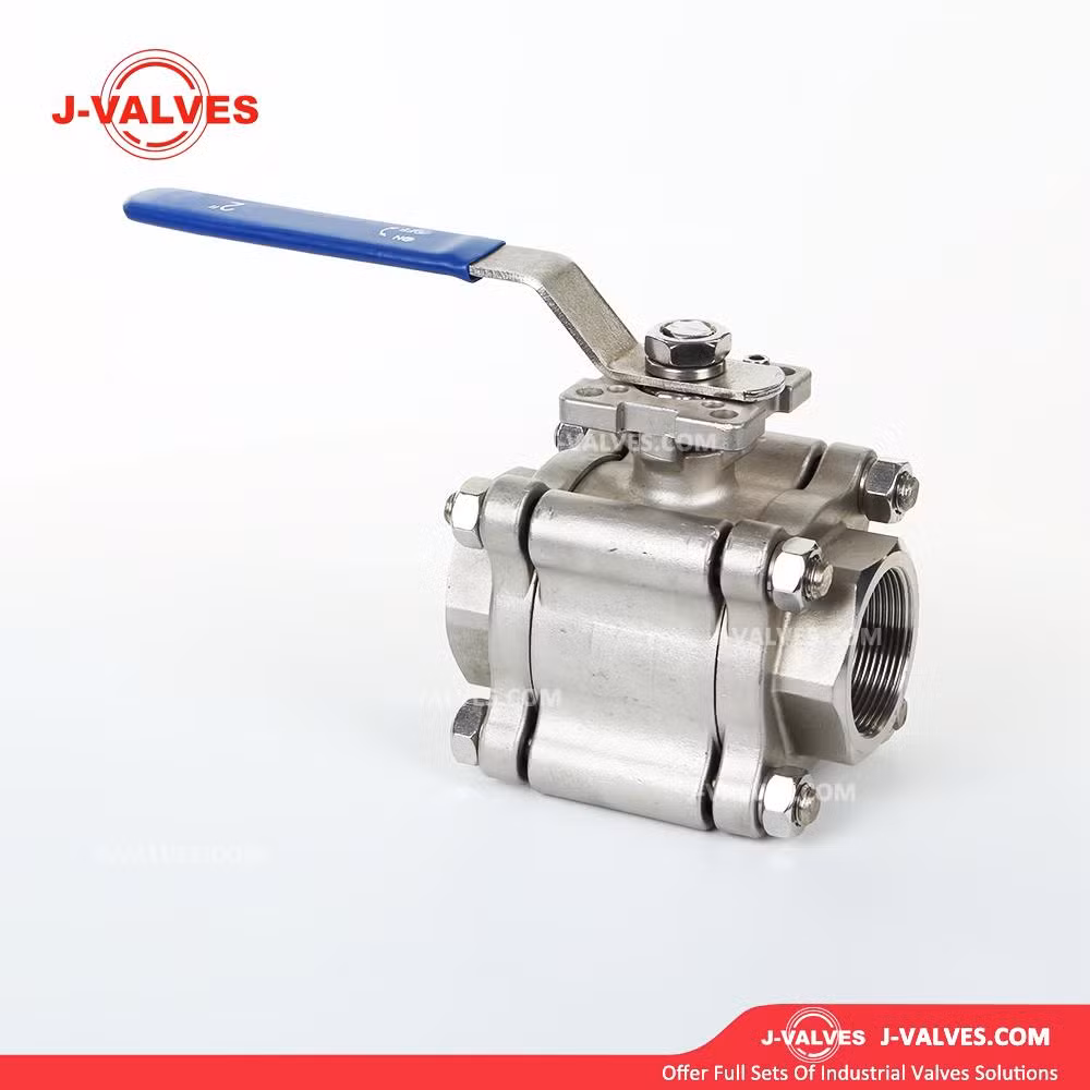 J-Valves Bw/Sw 3PC Floating Ball Valve Manual Operation 2000wog