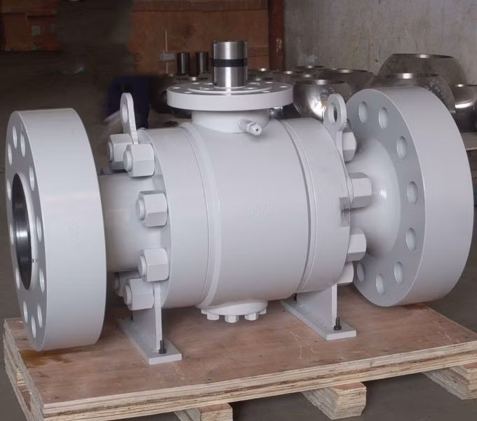 3 PCS Forged Steel Trunnion Mounted Ball Valve