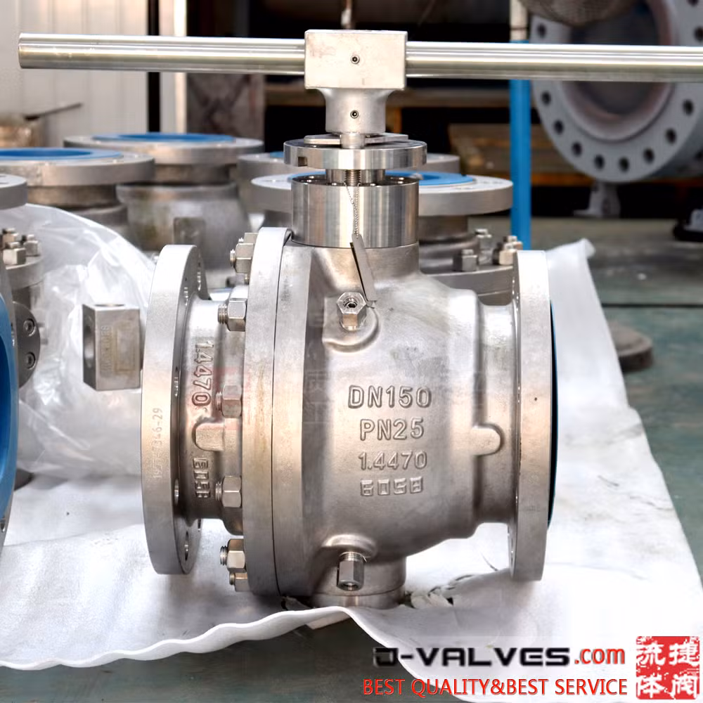 Duplex Stainless Steel Trunnion Mounted Ball Valve with Lever Operation
