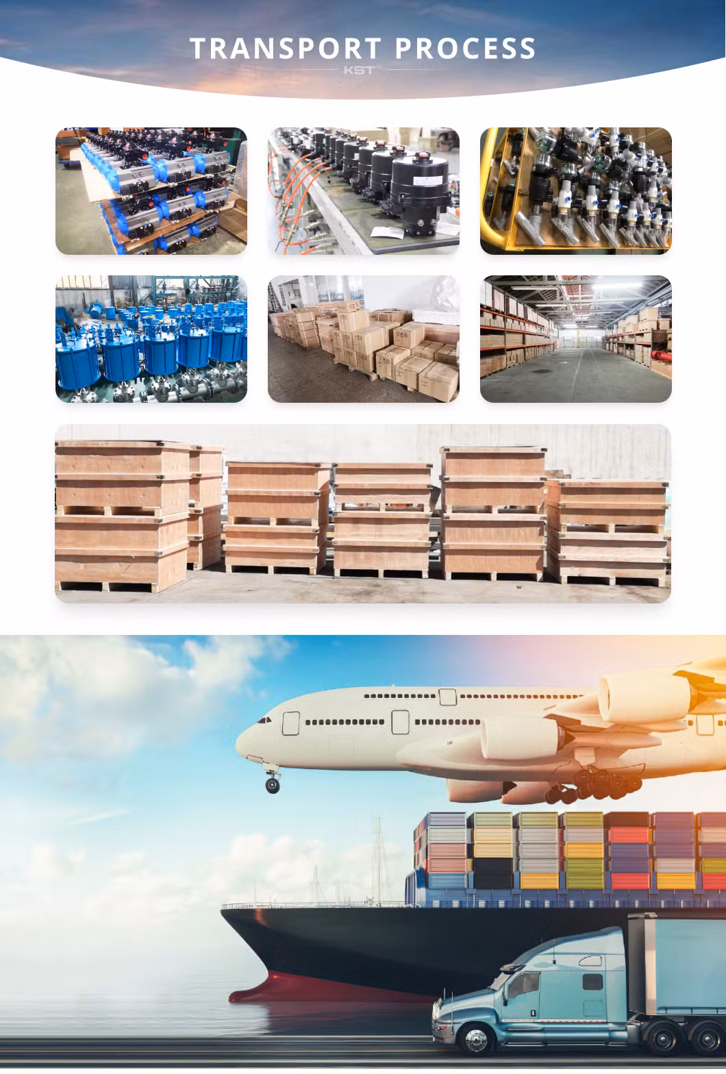 Floating Straight Through Type Kt/OEM CE, ISO9001, FDA, API, Dnv Pneumatic Flanged Ball Valve