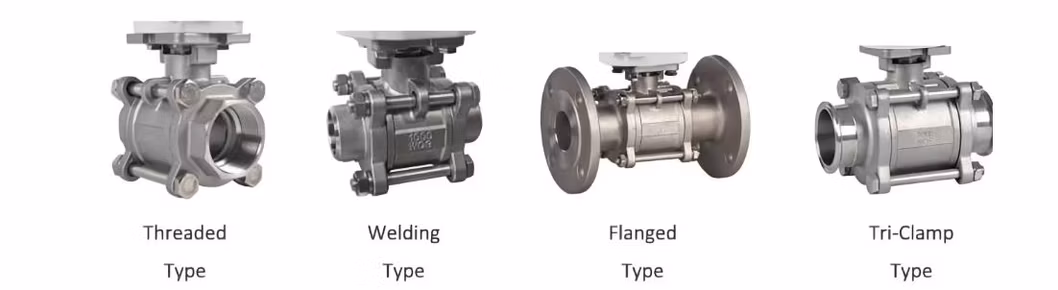 360 Degrees Any Angle Motorized Rotary Actuator Electric Quarter Turn Electric Actuator Stainless Steel Fixed Ball Valve