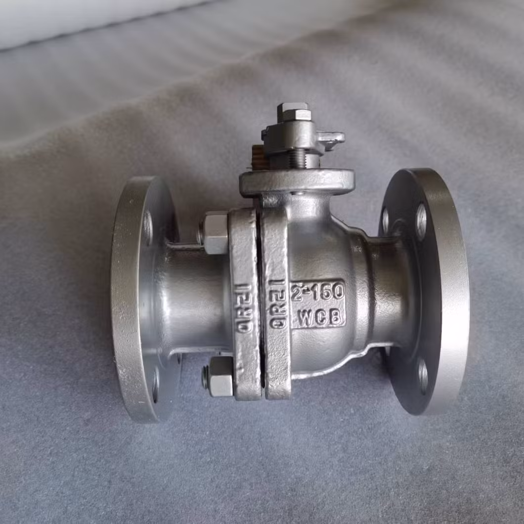 2 Inch Class 150 Manual Cast Iron Wcb Floating Fixed Ball Valve