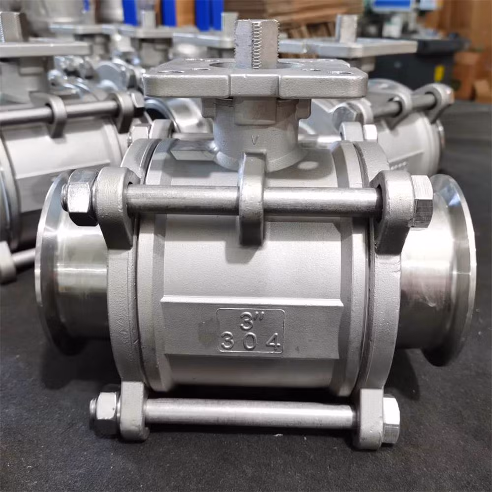 Q11f Full Bore Stainless Steel 2PC Thread Ball Valve