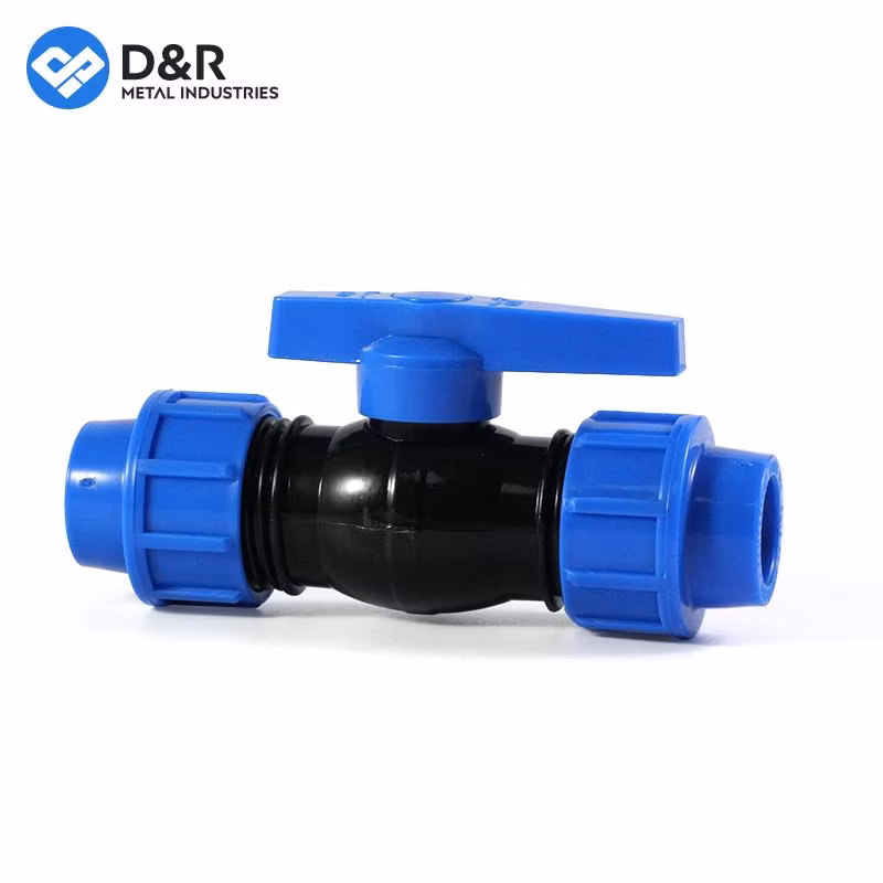 D&R Factory High Quality Cheap Price DN20-110 Quick Coupler Valve PP Ball Valve