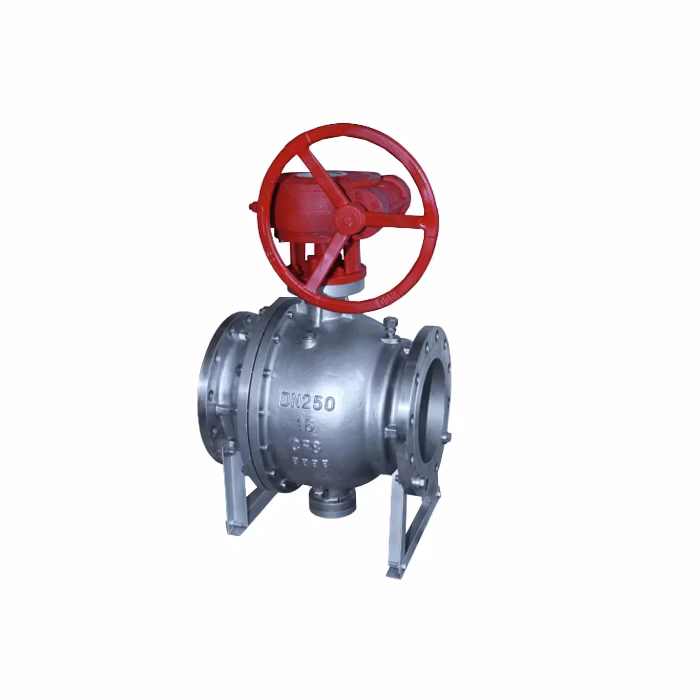 Customizable A105 Forged Steel Hard Seal Ball Valve DN150-DN1000 Hard Seal Three-Stage Flange Fixed Ball Valve