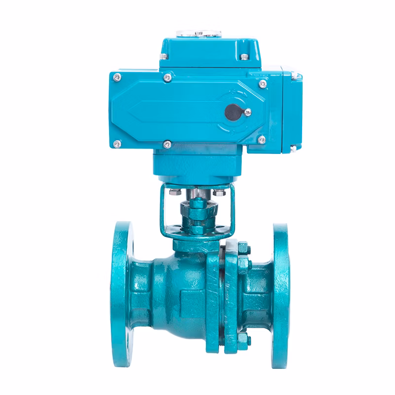 DV24V/220V/AV220V/24V on-off Type Electric Ball Valve, Pn16/Pn25/150lb/300lb/1000wog NPT/Bsp Female /RF Flange/Clamp End Wcb/SS304/CF8/CF8m Ball Valve