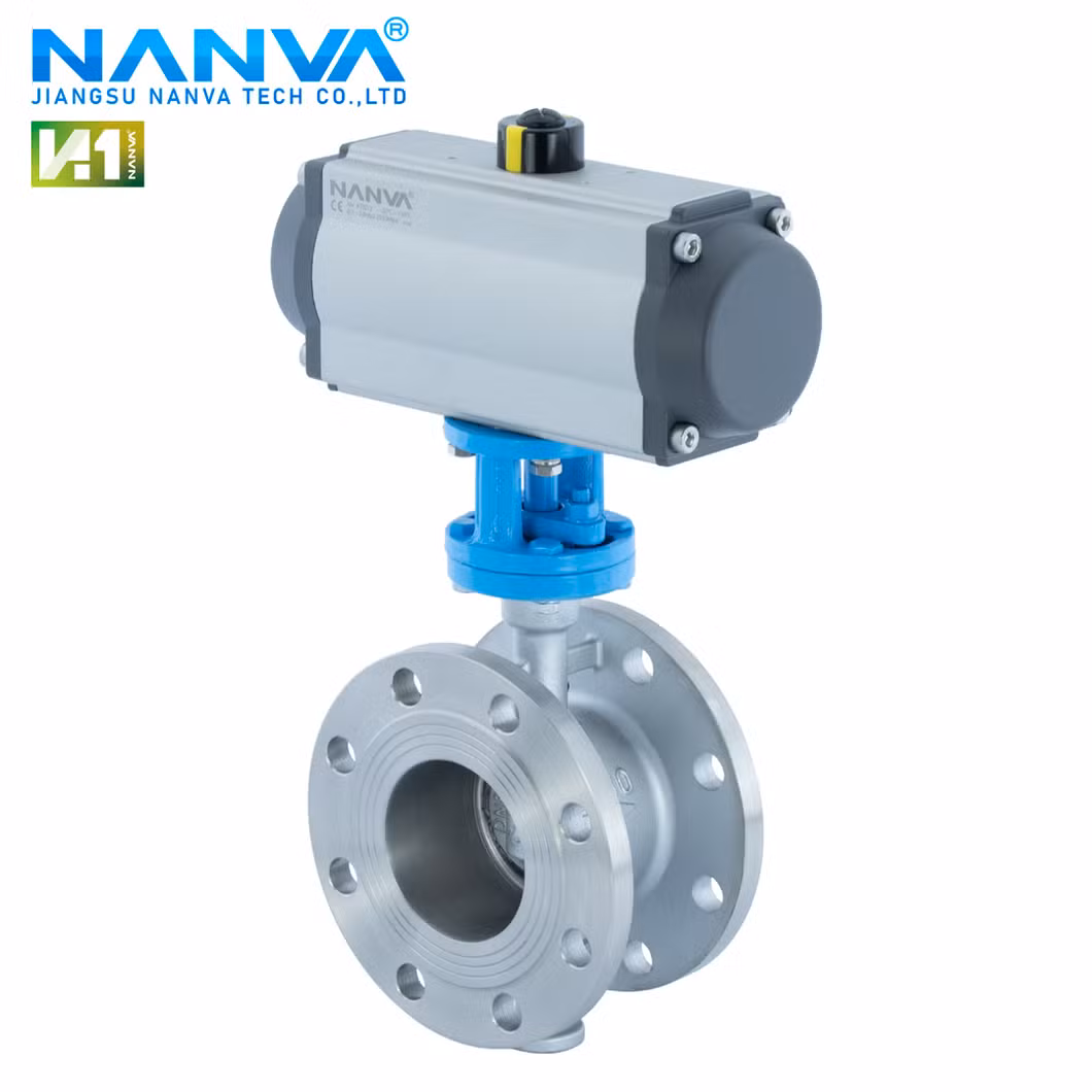 Pneumatic Stainless Steel Triple Eccentric Hard Seal Flanged High Temperature Steam Valve