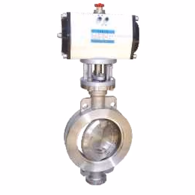 Food Grade Pneumatic Valves Flanged Electric Wafer Type Soft Seal Butterfly Valve