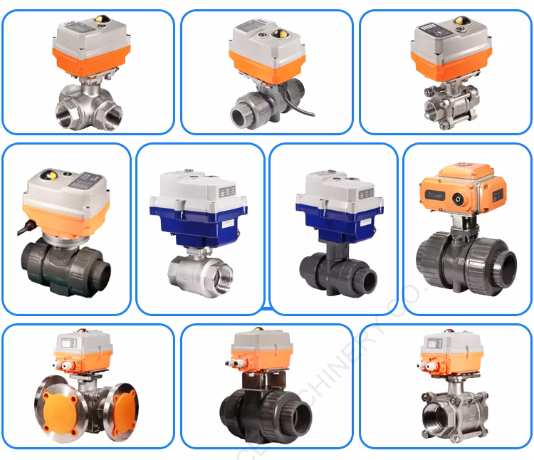 High Quality Oil/Gas/Air/Water Electric Ball Valve, Electric Actuator, Motorised Ball Valve