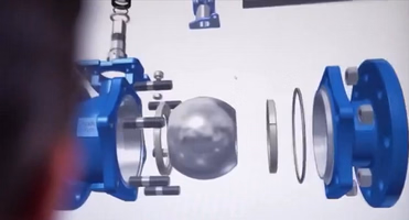Covna 4 Inch on/off Type Stainless Steel 304 Two Ways Flange Water Flow Control Rotary Float Electric Motorized Actuator Ball Valve