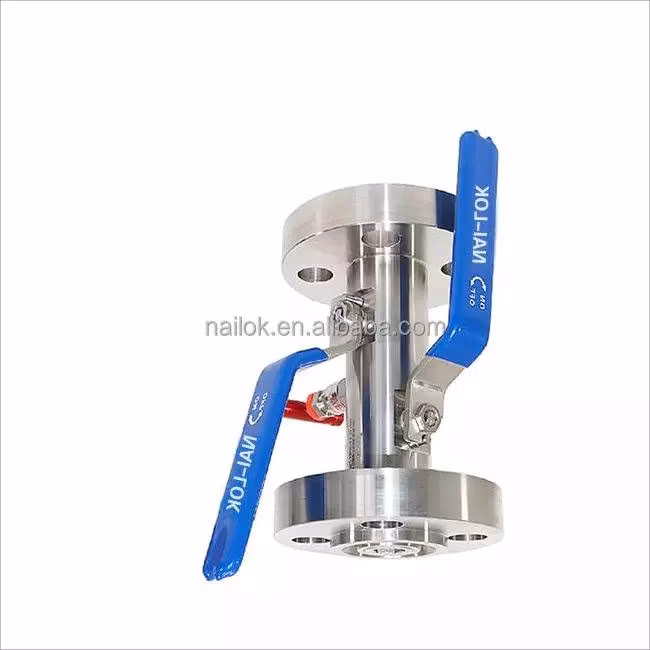 DBB Double Block and Bleed Ball Valve with Screwed Bonnet Needle Construction