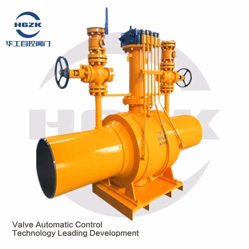 Turbo Gearbox Stainless Steel Fixed Ball Valve