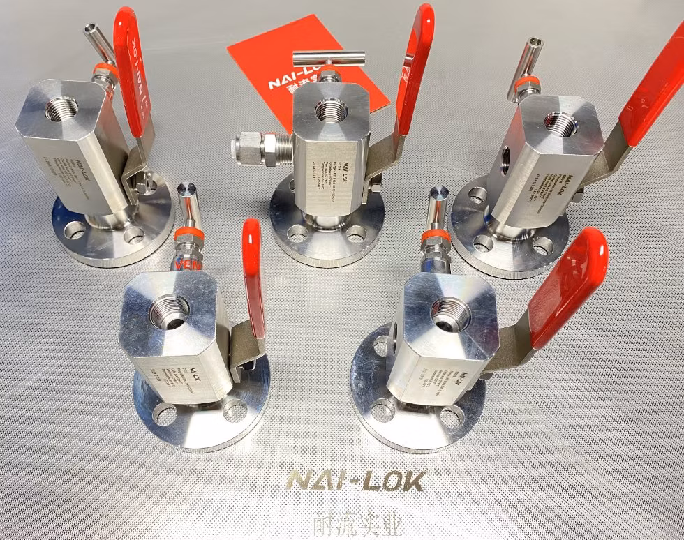 Nai-Lok Inconel625 ANSI ASME B16.5 DN15 Cl300 RF SBB Single Block & Bleed Valve with Vent 1/2 Port Double Block and Bleed 2500lb Dbb Multi Port Ball Valve