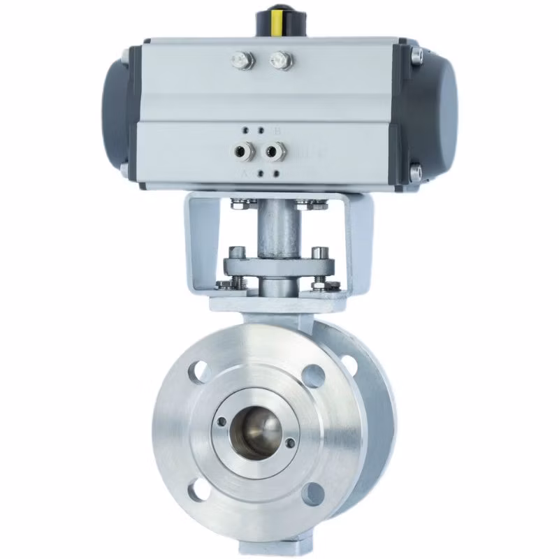 at Pneumatic Stainless Steel Plate Without Backrest Soft Seal to Clamp Butterfly Valve