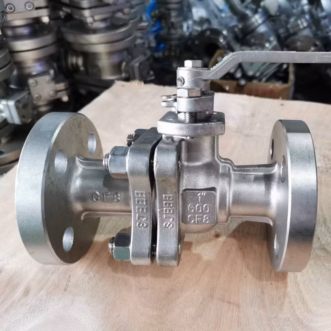 CF8 304 Stainless Steel Flanged Ball Valve 4 Inch 150 Lbs Soft Seal Floating Type Ball Valve