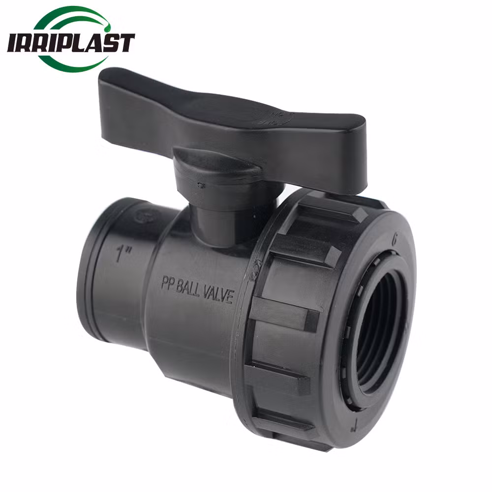 High Performance Water Industrial Usage Ball Valve Plastic Fitting
