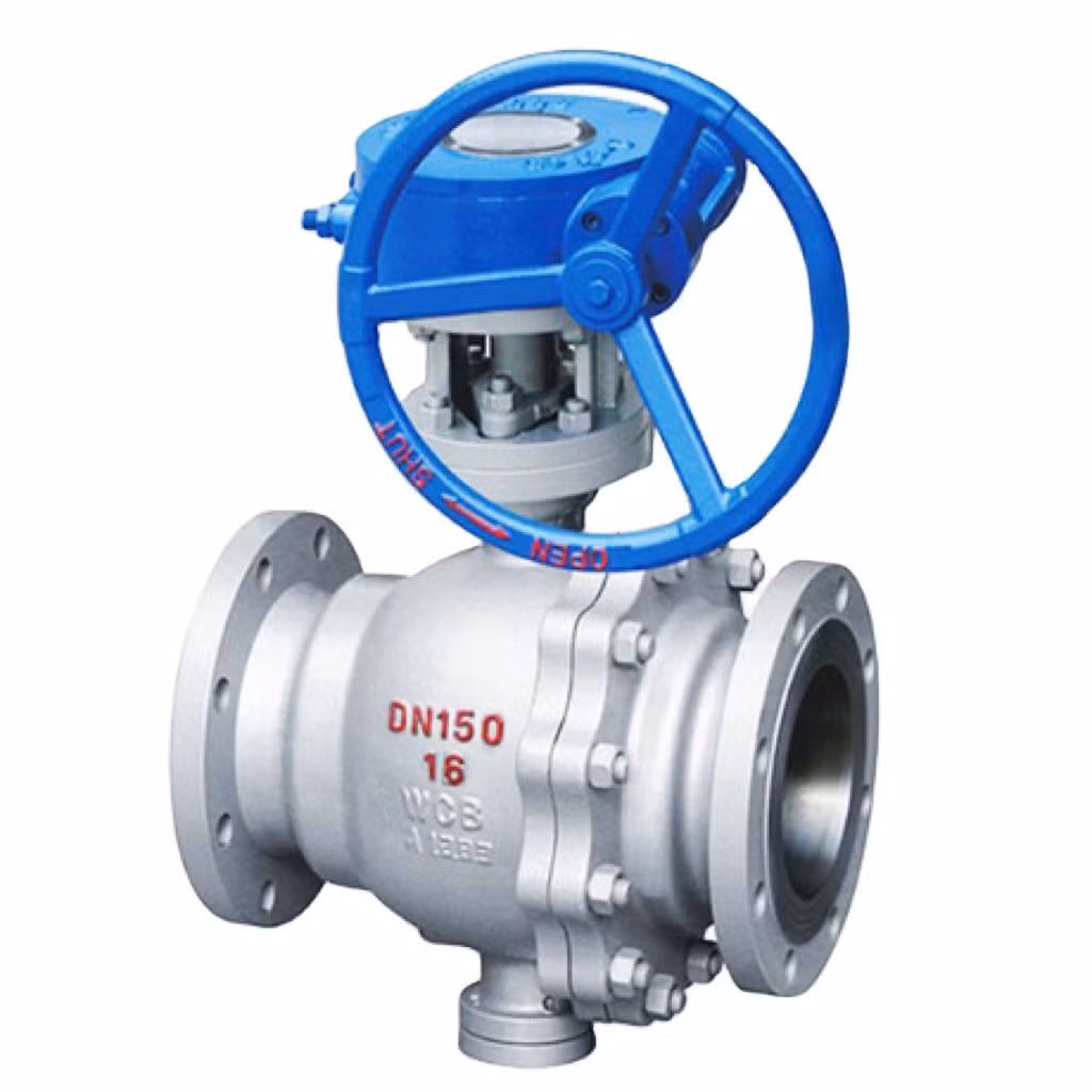 CE/ISO Factory High Temperature CF8 Cast Steel Wcb DN125 Hard Seal Flange Weld Electric Ball Valve for Oil Water Petroleum