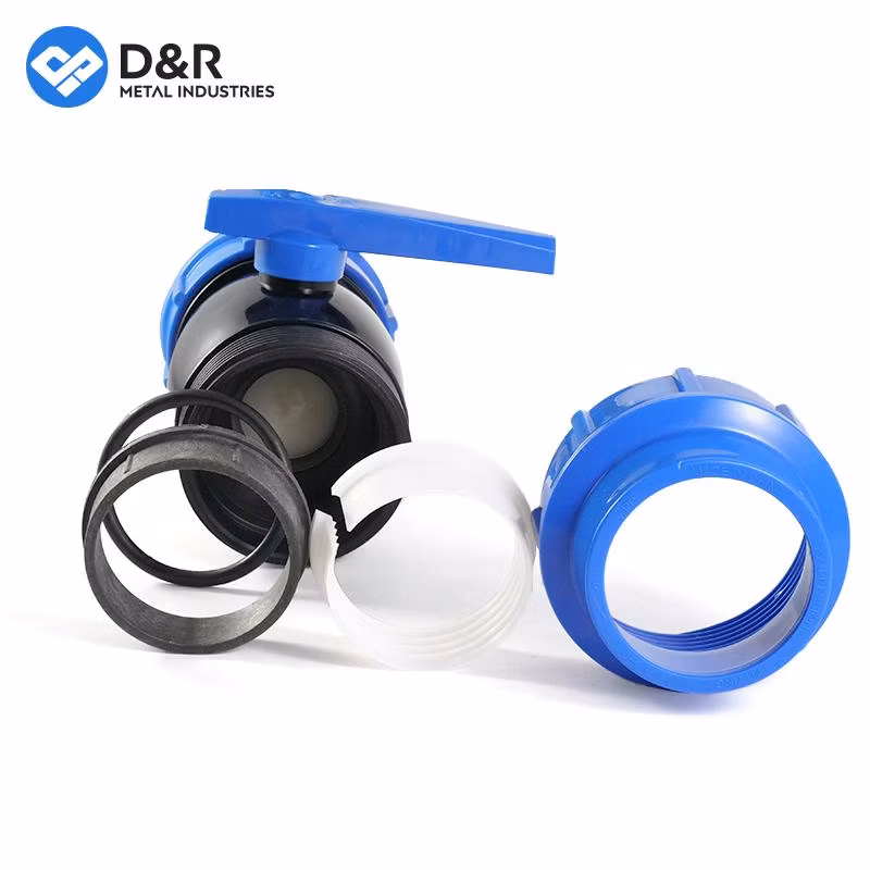 D&R Factory High Quality Cheap Price DN20-110 Quick Coupler Valve PP Ball Valve