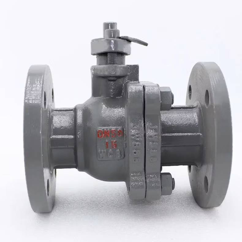2PCS Cast Steel Floating Split Body Side Entry Ball Valve