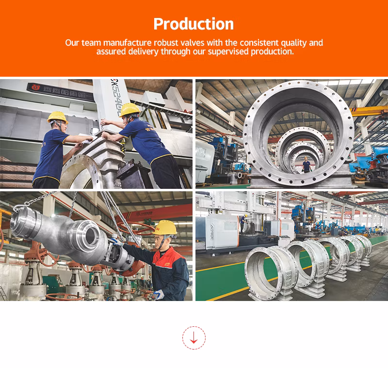 DN400 Manual Operated A105 Dbb Butt Welded Ball Valve for Oil Gas