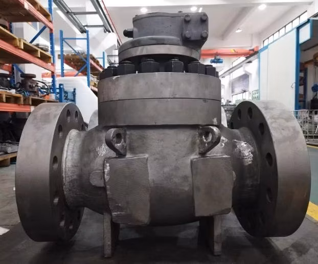 Gear Operated Flanged Ends Trunnion Type Top Entry Ball Valve
