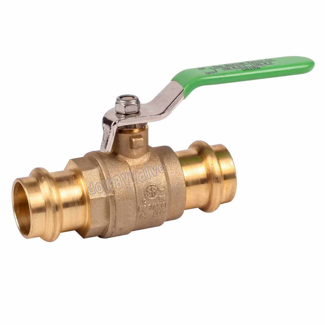 Lead Free Brass Press Ball Valve High Quality