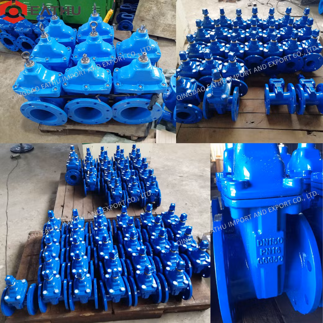 Ductile Iron Flanged Type Soft Seat Butterfly Valve with Lever Operator