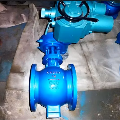 Forged Steel Electric Top Entry Trunnion Ball Valve